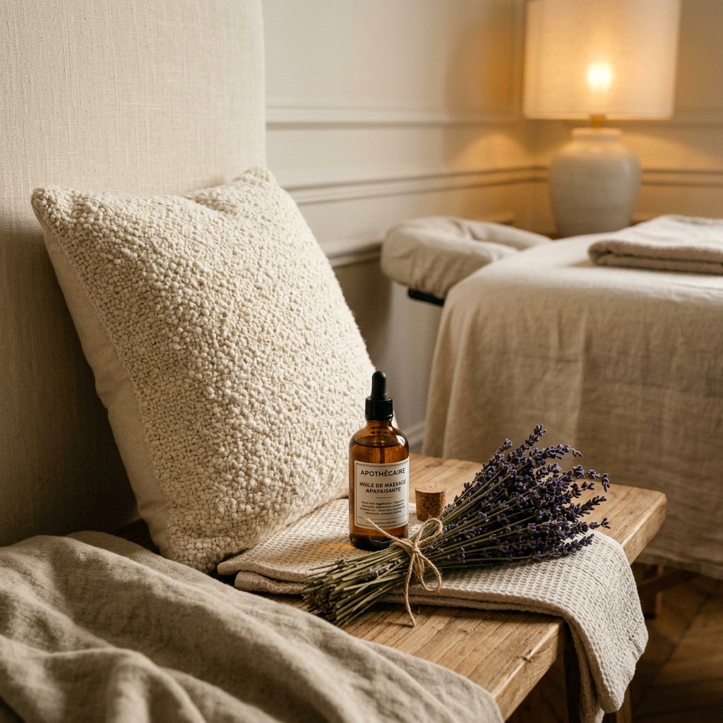 Huile de massage lavande